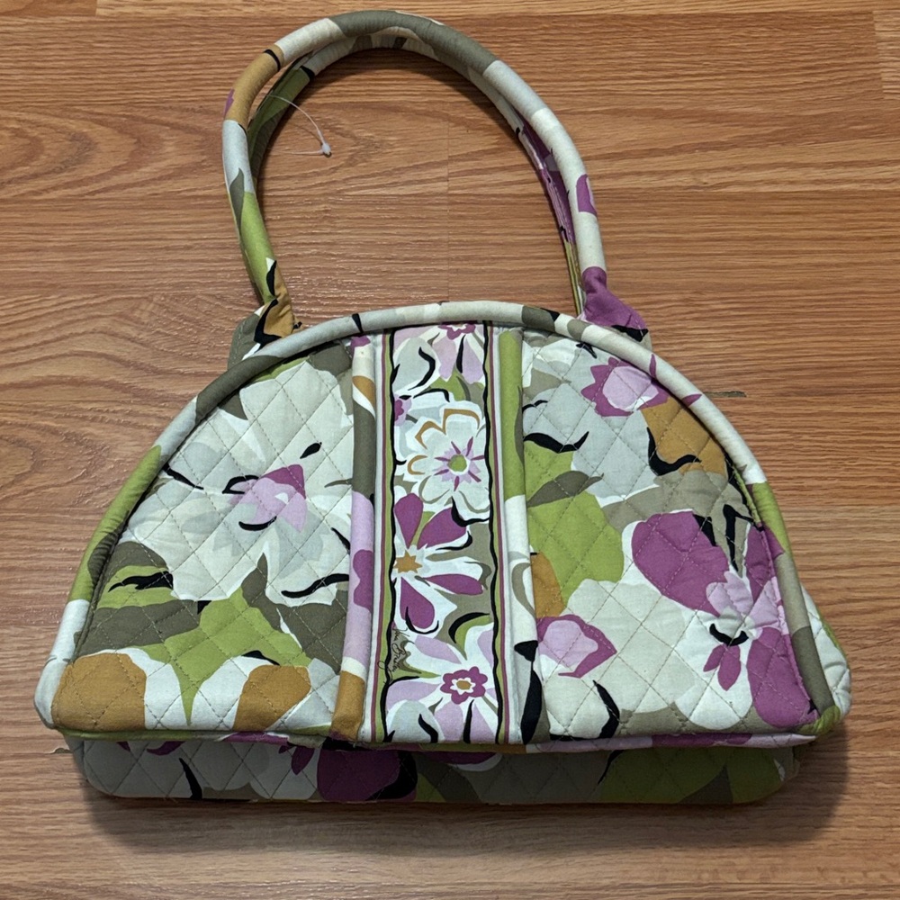 Vera Bradley Green and Pink Artistic Shoulder Bags